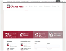 Tablet Screenshot of gestoriacasals.com